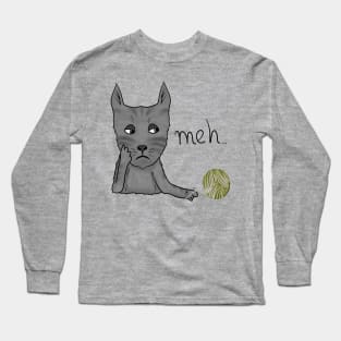 Meh cat Long Sleeve T-Shirt